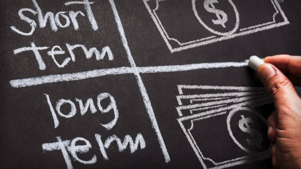 long vs short term investment